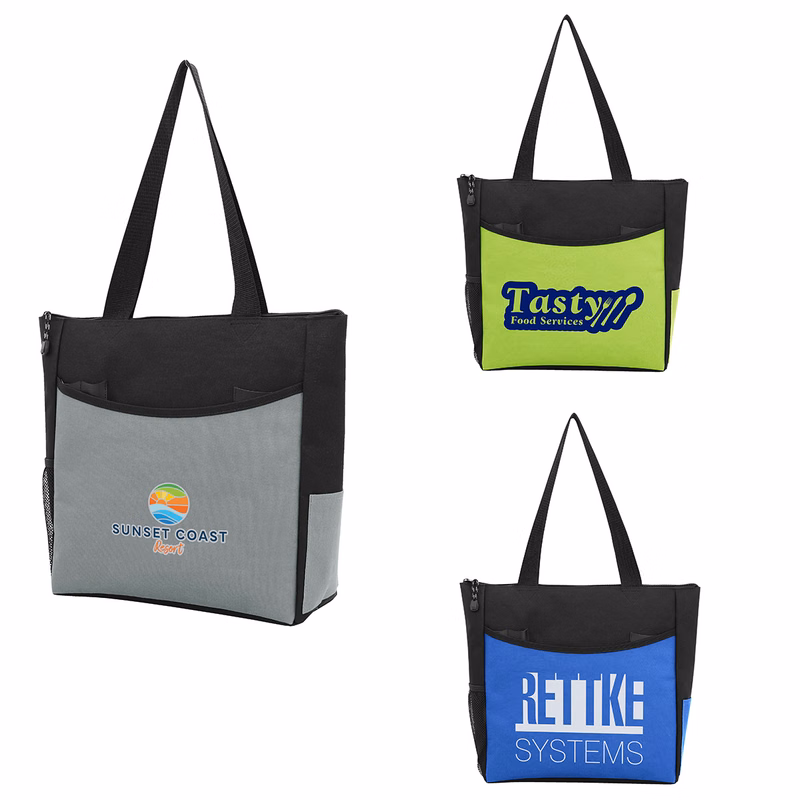 Pavilion Zippered Polyester Event Tote