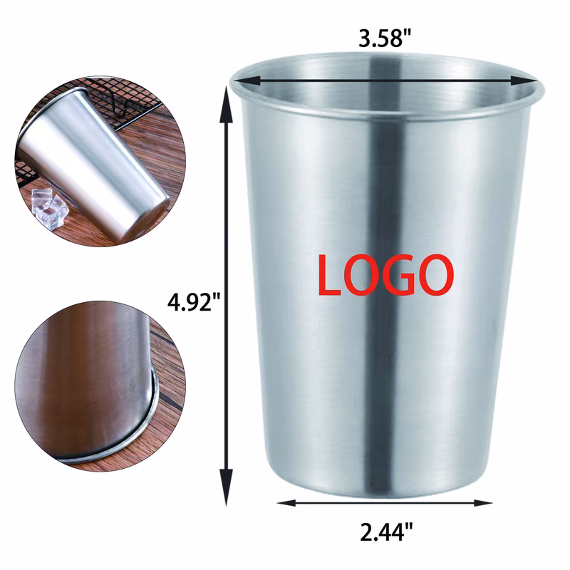 Full Color 17oz Shatterproof Stainless Steel Cup