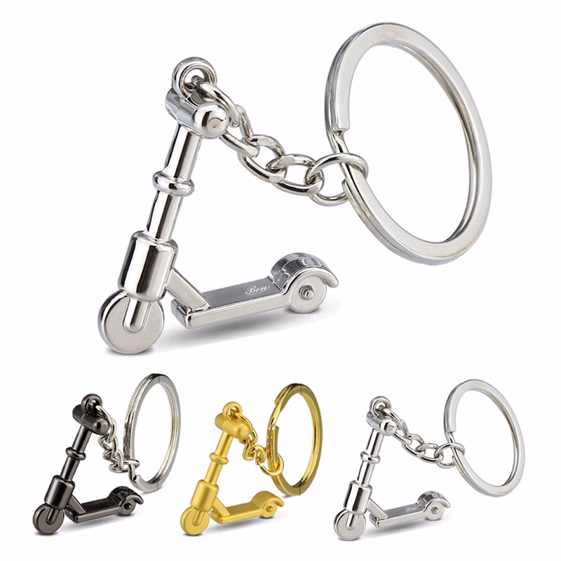 Innovative Children's Scooter Shaped Keychain