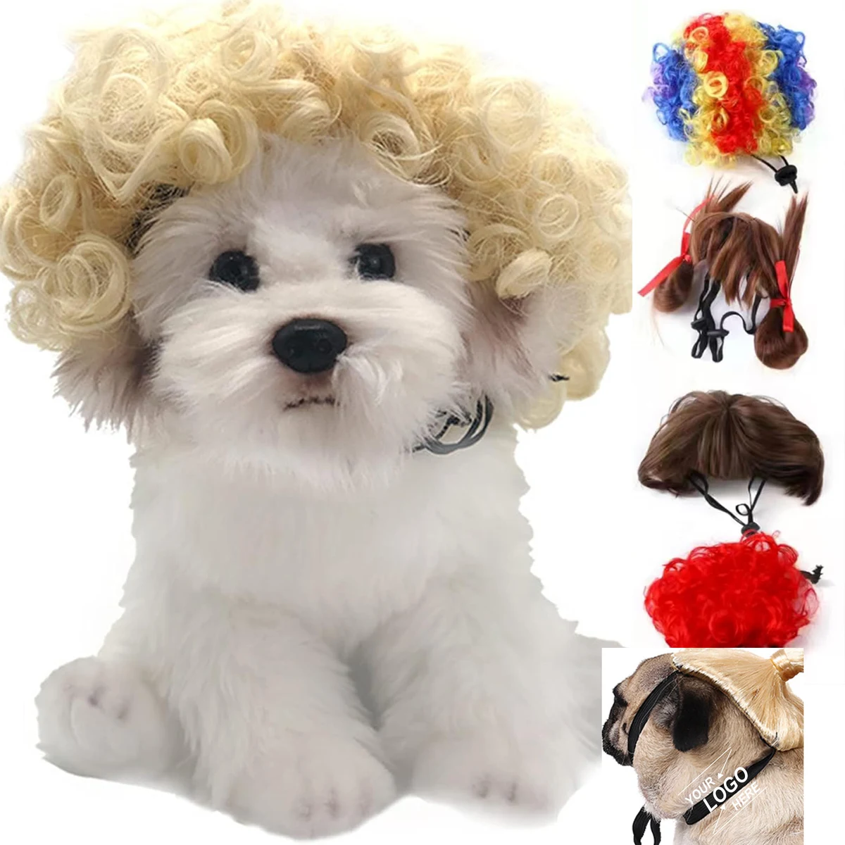 Halloween Pet Wigs for Dogs and Cats 1