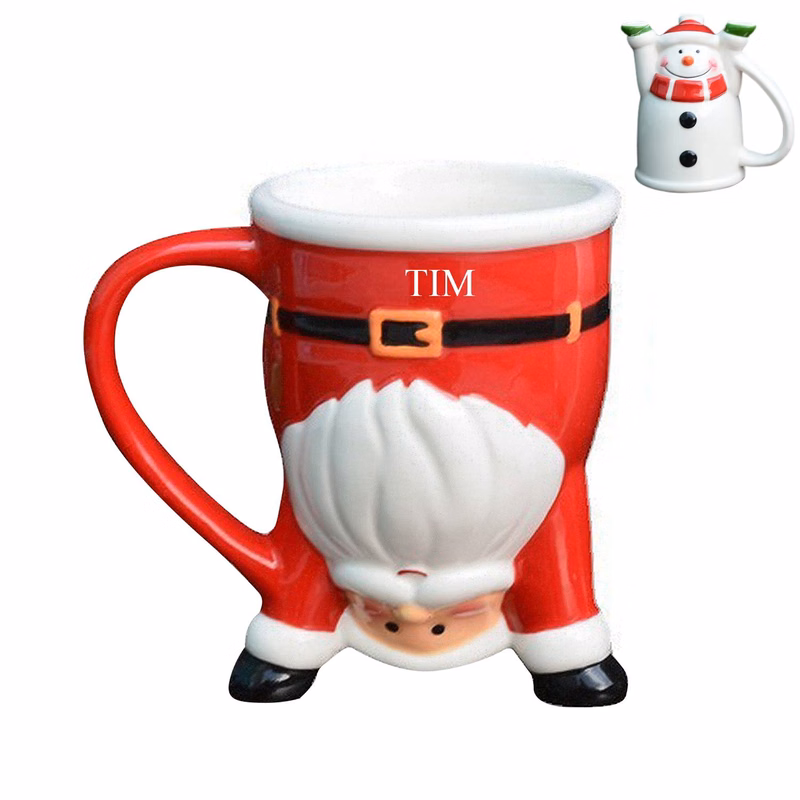 Christmas Santa Ceramic Coffee Cup Mug