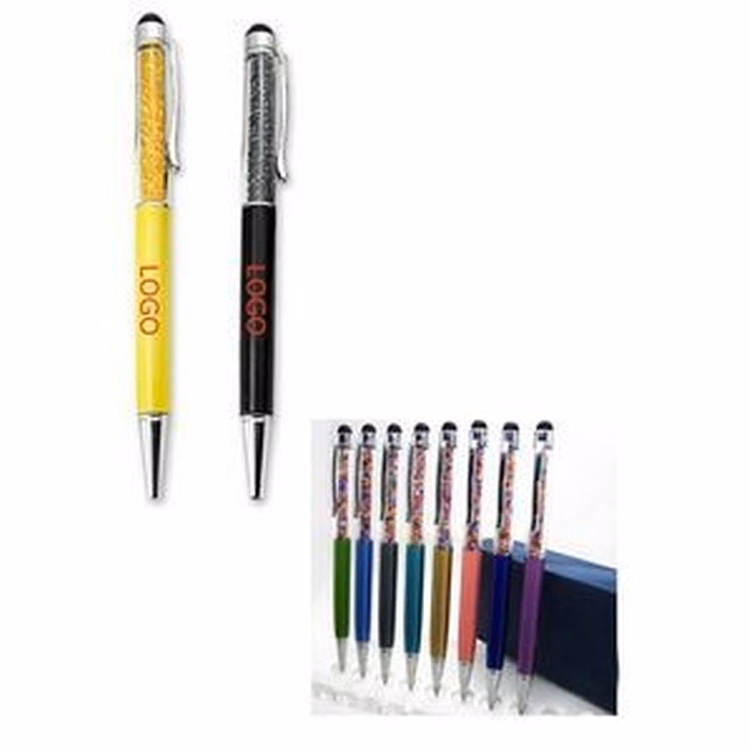 Stylus Ballpoint Pen w/ Crystals
