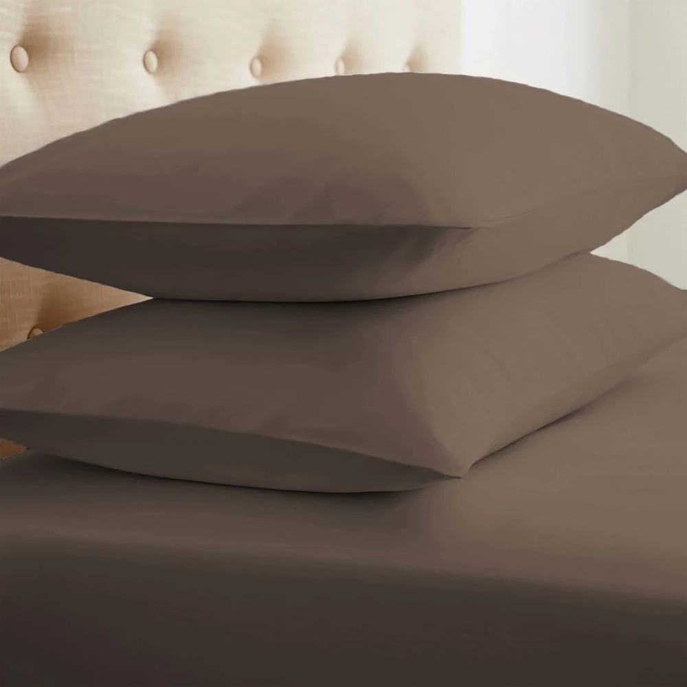 Microfiber Pillowcase Sets - Taupe Standard 2 Pack 1