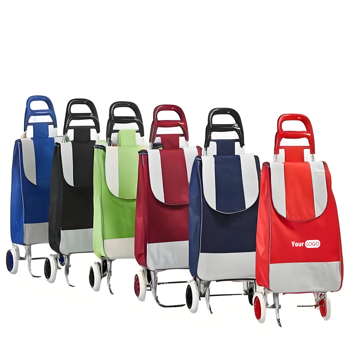 Polyester Convenient Foldable Shopping Cart 1