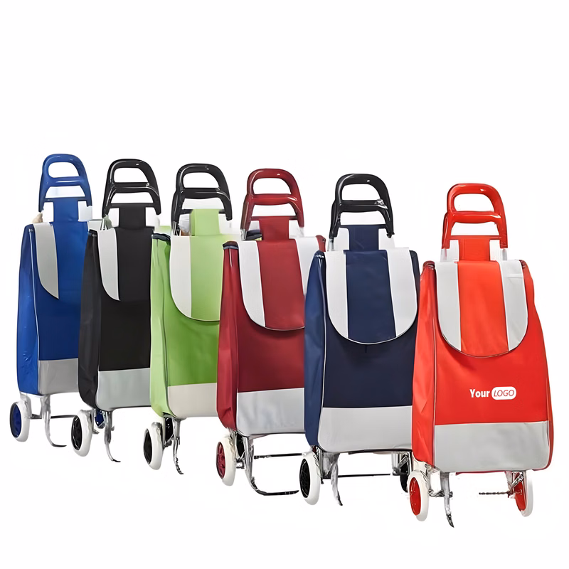 Polyester Convenient Foldable Shopping Cart