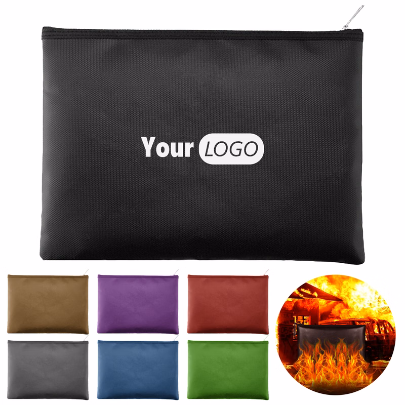 Fiberglass Fireproof Cloth Fireproof Document Bag