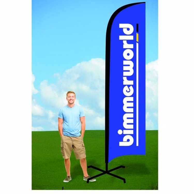 11ft Custom Flag with X Stand-Double