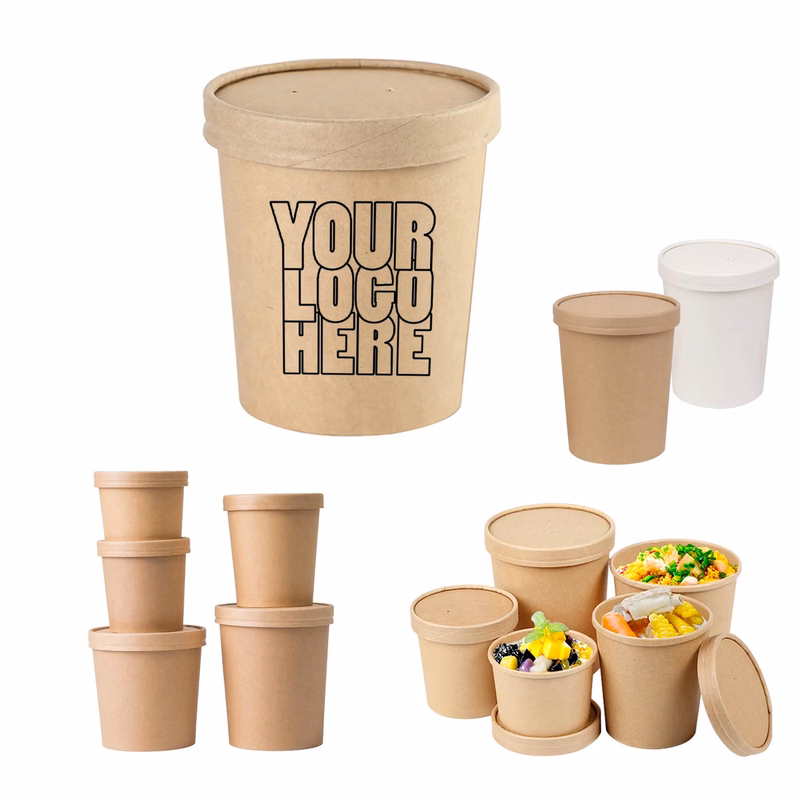 Kraft Paper Soup Box