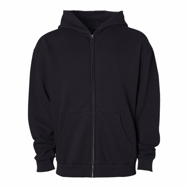 Unisex Avenue Midweight Full-Zip Hooded Sweatshirt - IND280ZIP