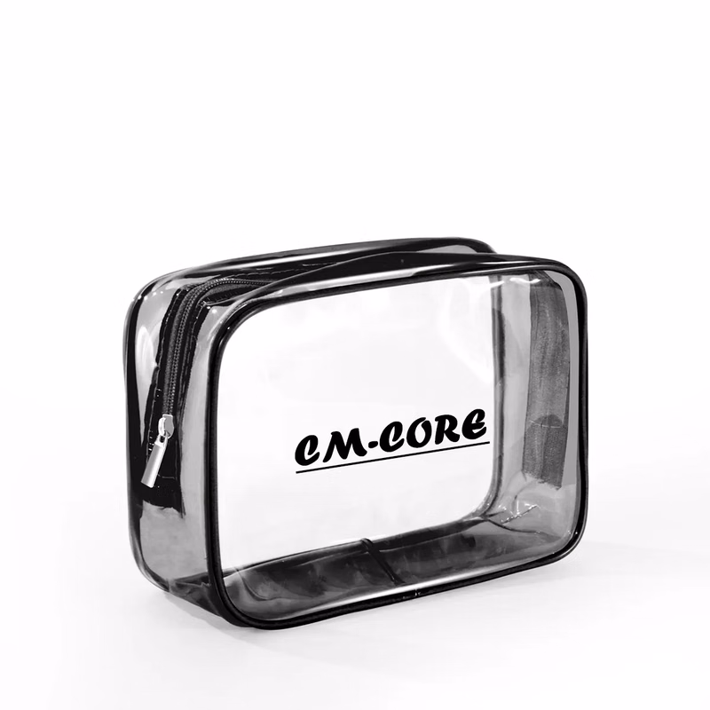 TSA Approved Clear Travel Toiletry Makeup Cosmetic Bag