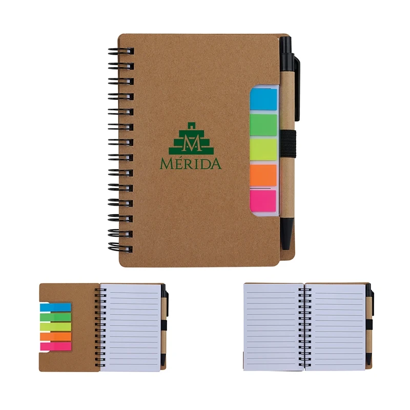 Unity FSC® Notebook with Sticky Flags & Pen 1