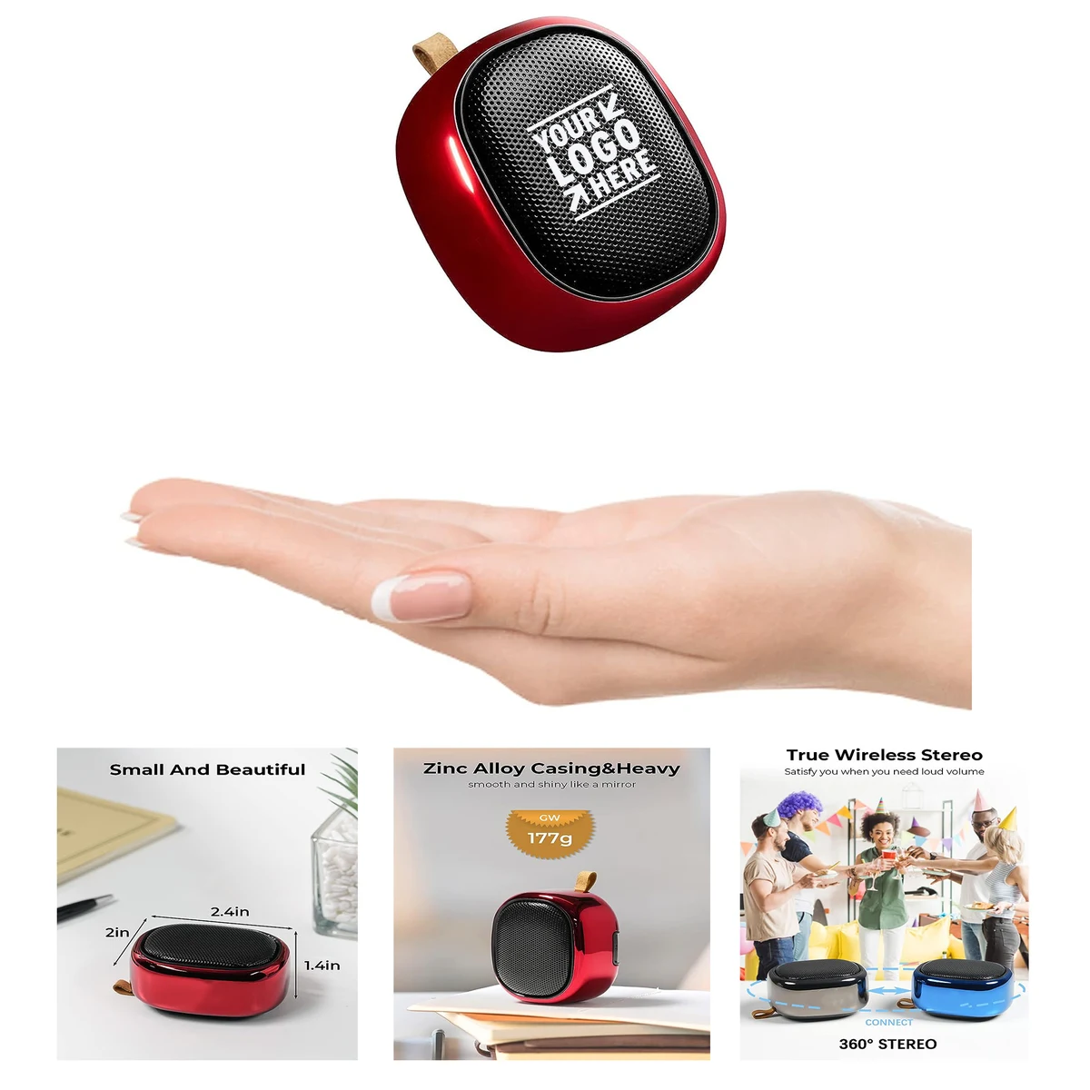 Support TF Card Mini Portable Wireless Small 49-Foot Bluetooth Range Speaker 1