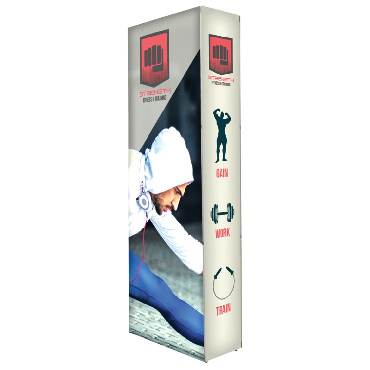 Locus Light Wall Display Backlit 2.5 ft.x7.5 ft. Double Sided 1