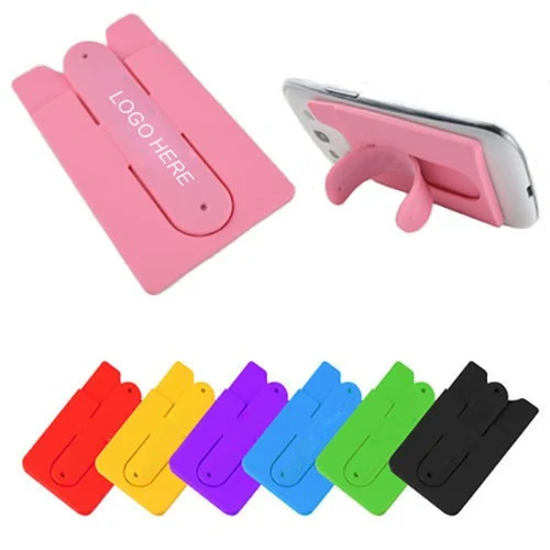 Silicon Phone Wallet With Stand 1