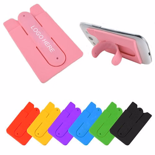 Silicon Phone Wallet With Stand