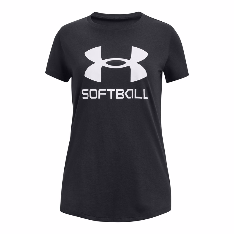 UA Softball Logo Girls' Short Sleeve