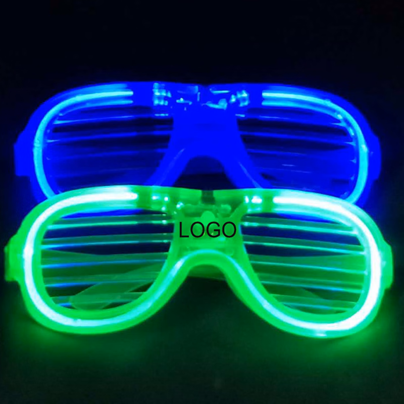 LED Blinds Flash Light Glasses