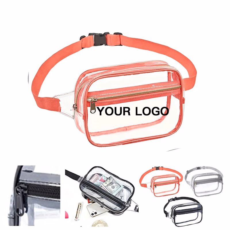 Transparent Waist Pack For Events And Travel