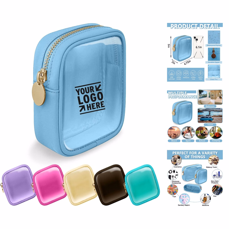 Clear Mini Makeup Bag for Purse