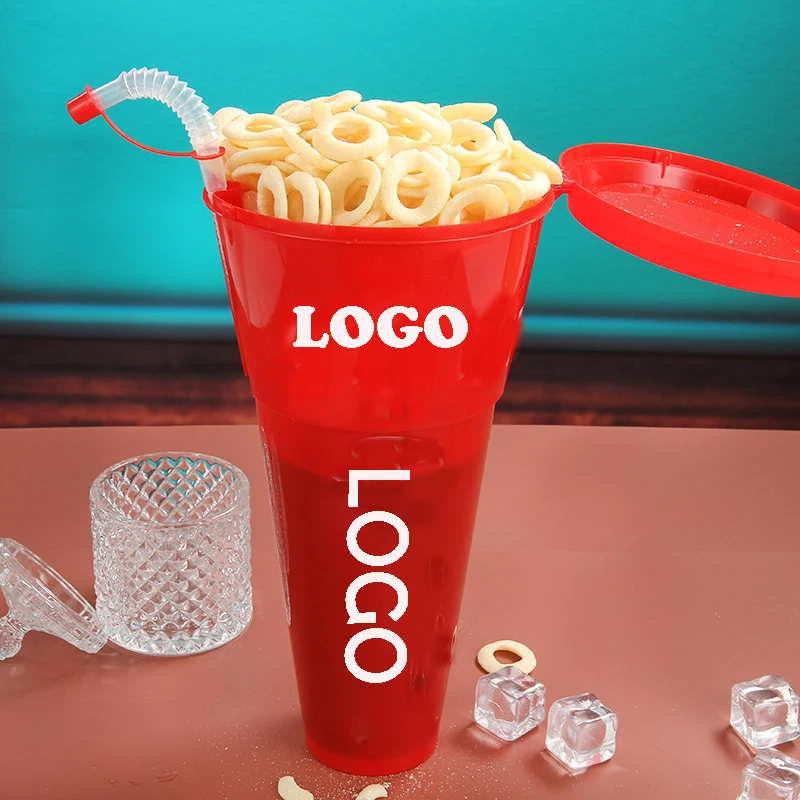 PP Double Layer Coke Cup with Popcorn Cup 1