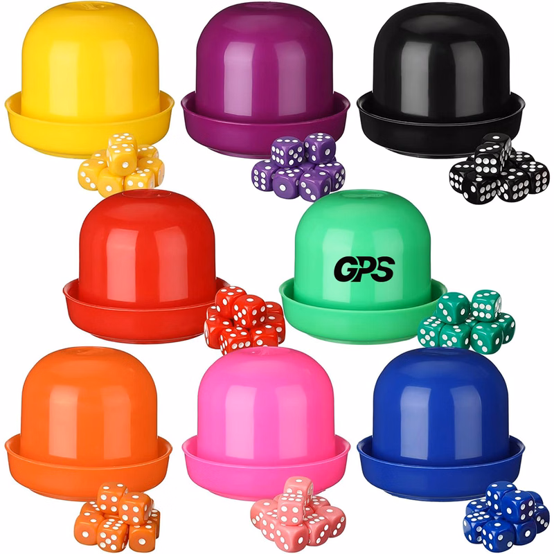 Plastic Cylindrical Dice Rolling Cup