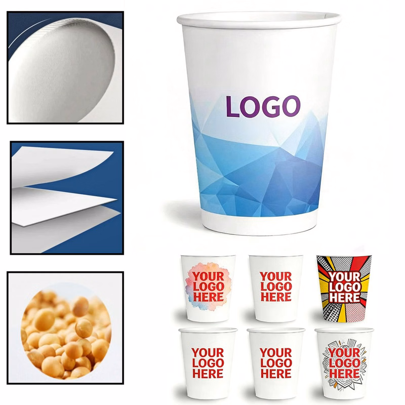 Custom Logo Business Paper Drinking Cups