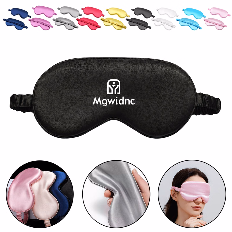 Double Sided Fake Silk Sleep Eye Mask with Music, Breathable \u0026 Adjustable for Comfort