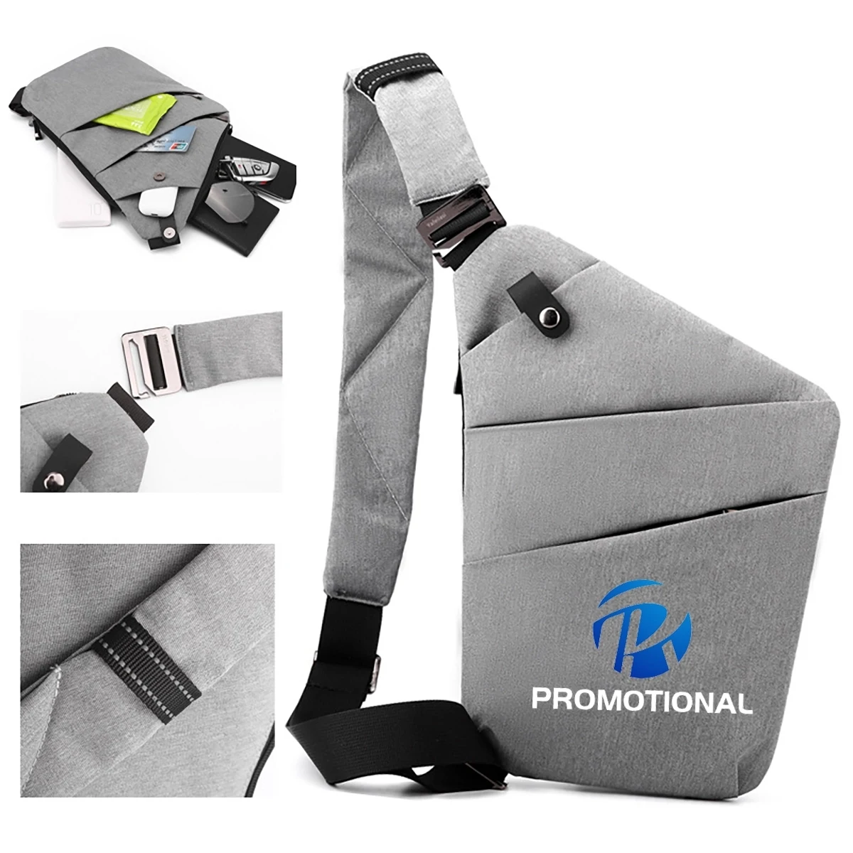 Anti-Theft Casual Chest Sling Bag 1