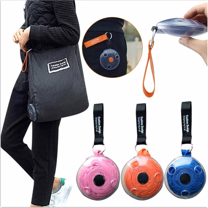 Round Disc Foldable Shopping Bag