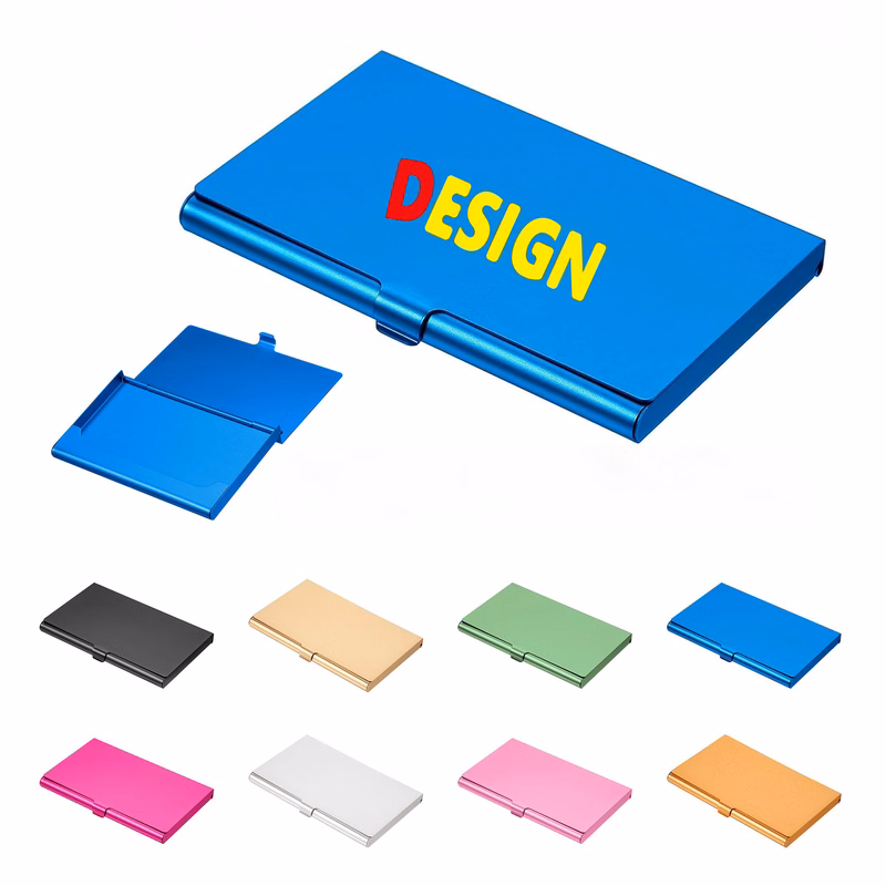 Aluminum Alloy Credit Card Case Holder Storage Box