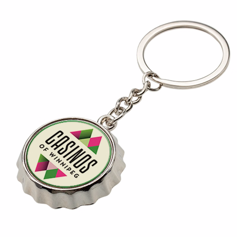 Bottle Cap Keychain - Full Color Dome