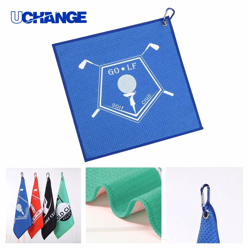Microfiber Waffle Golf Towel Cleaning Towel Full Color