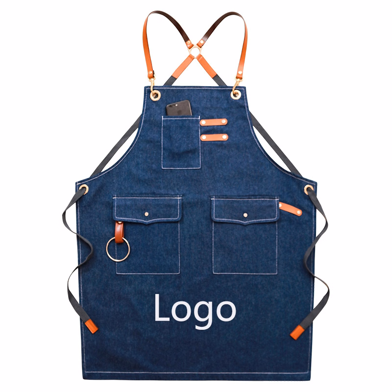 Chef Customized Aprons for Men Women / Large Pockets