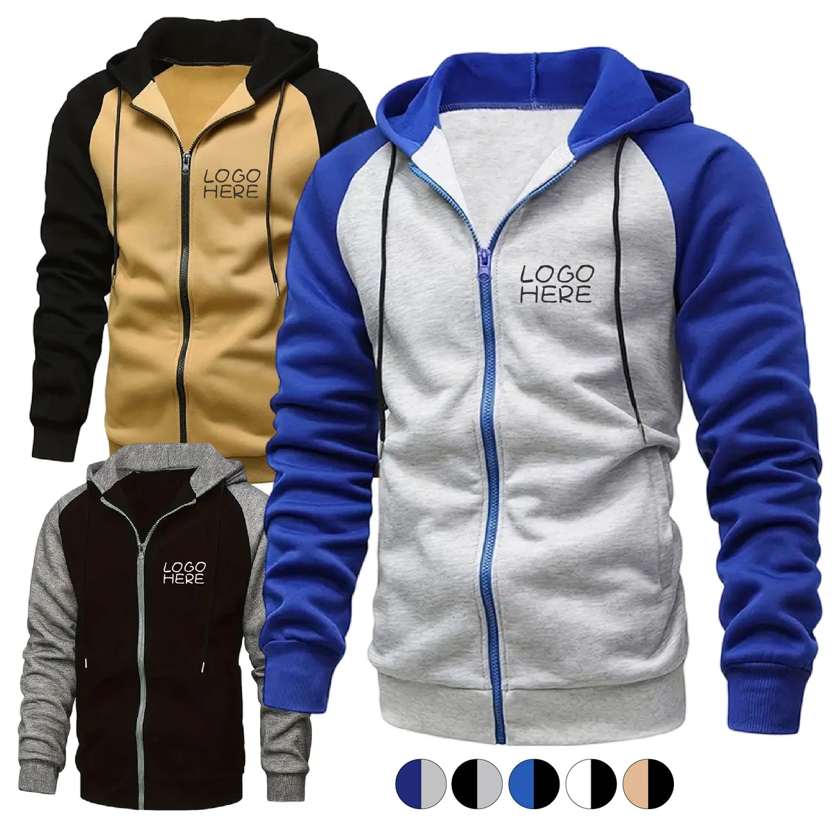 Fall Men's Hoodie Pullover, custom hoodie or sweatshirt with logo imprint 1