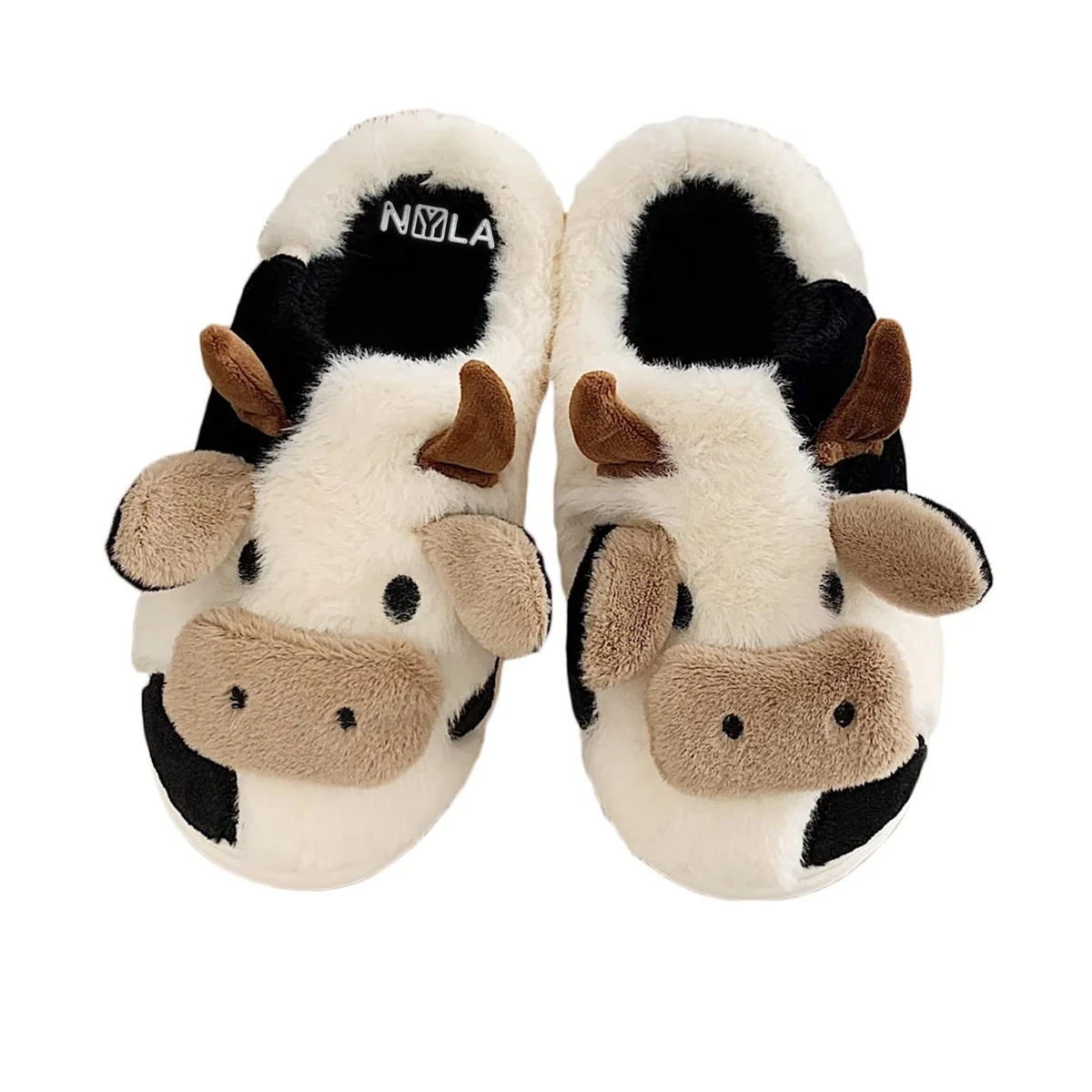 Cartoon Cow Cotton Slippers 1