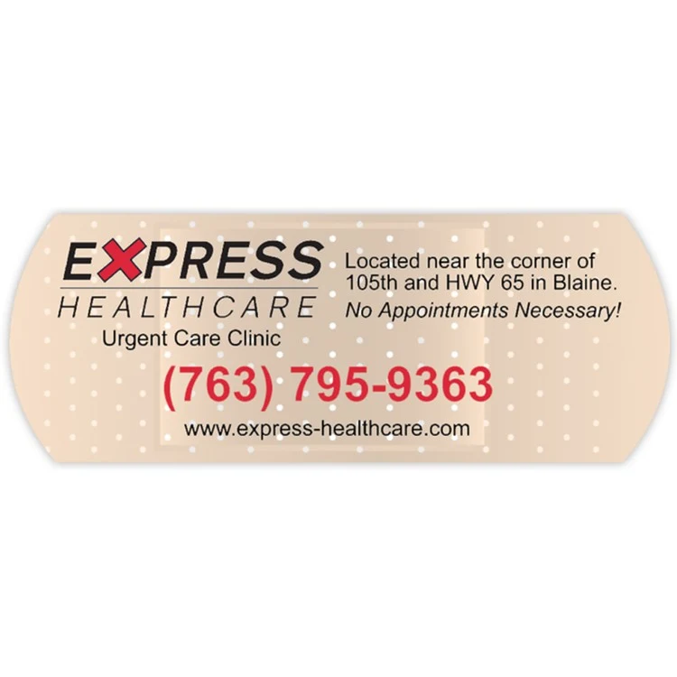 Vinyl Label (3"x1.125") Band Aid 1