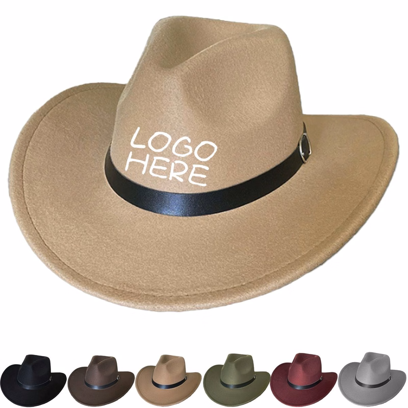 Belt Accent Western Cowboy Hat