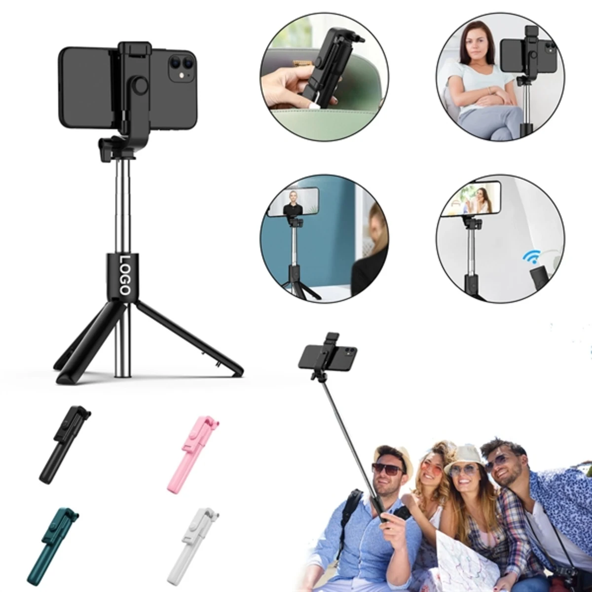 Selfie Stick Wireless Remote Extendable Tripod
1