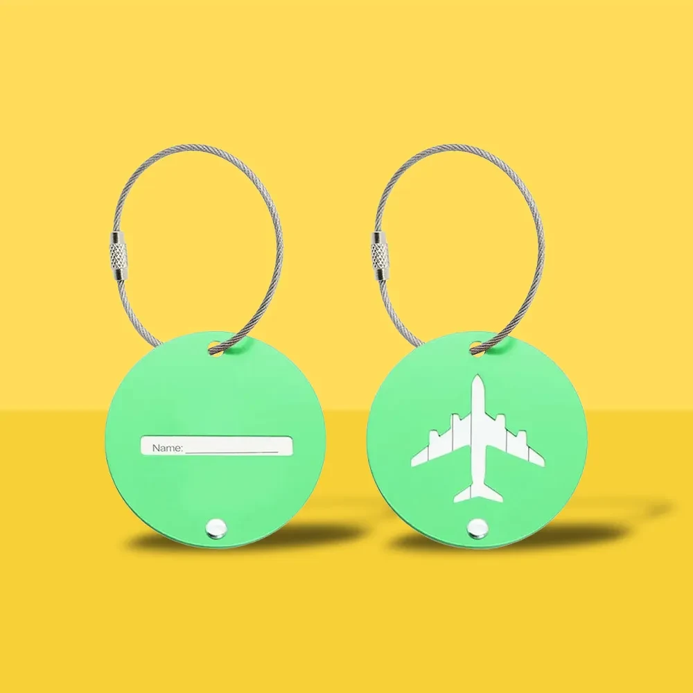 Aircraft Aluminum Alloy Luggage Tags 1