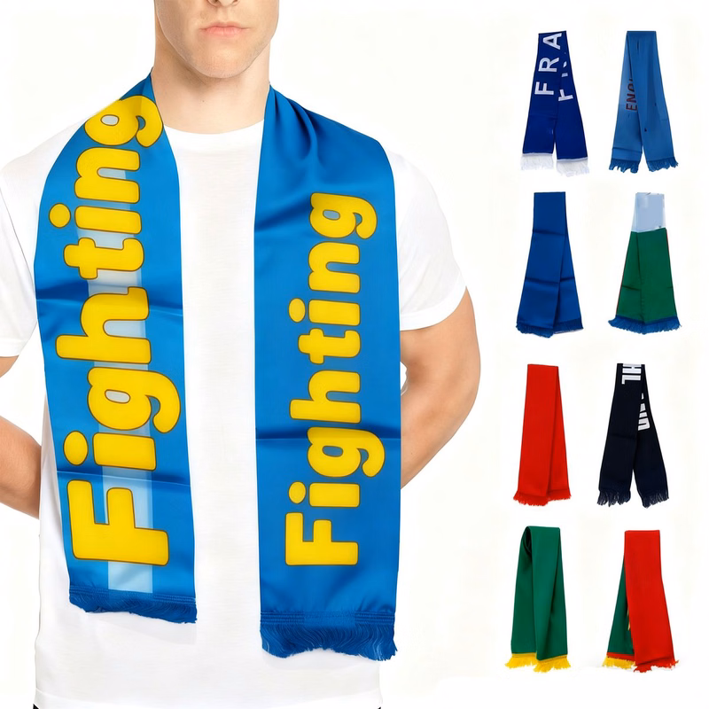 Game Day Sports Event Team Spirit Fan Scarf