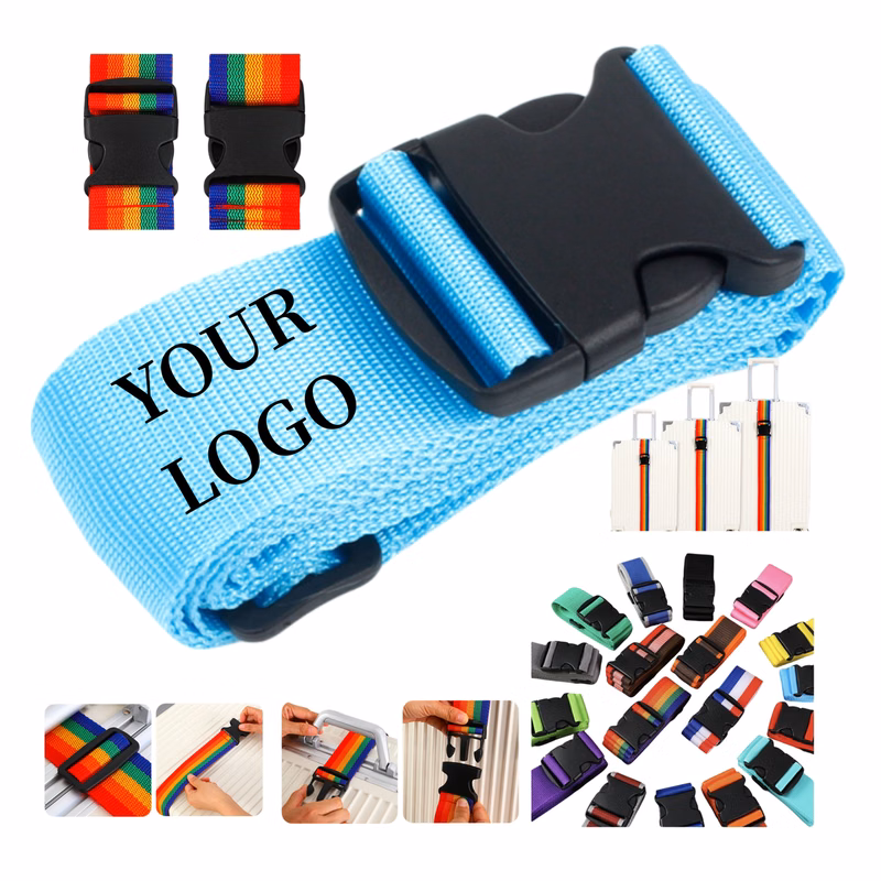 Polyester Luggage Strap POM Buckle Security