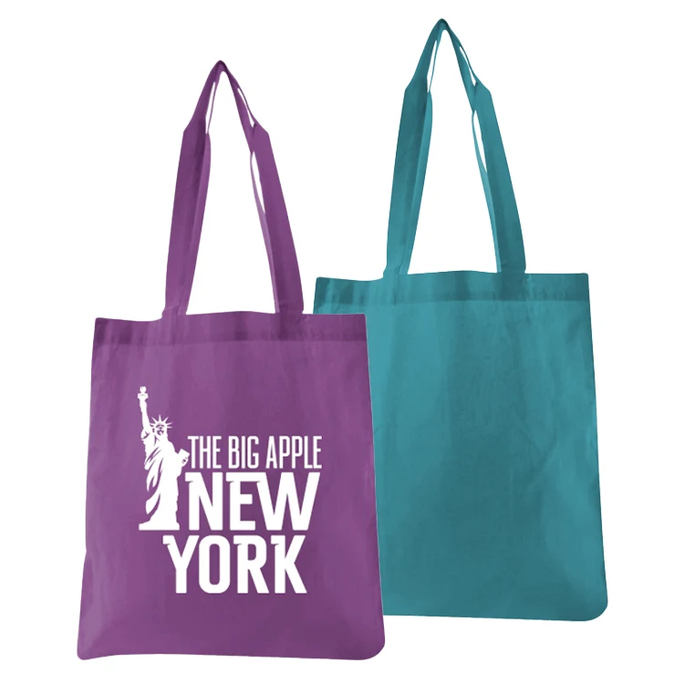 Super Sale- 6 oz.Econo Color Cotton Tote, custom tote bag with logo imprint 1