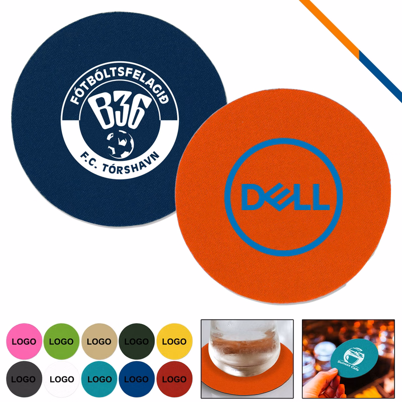 Samana Round Foam Coasters