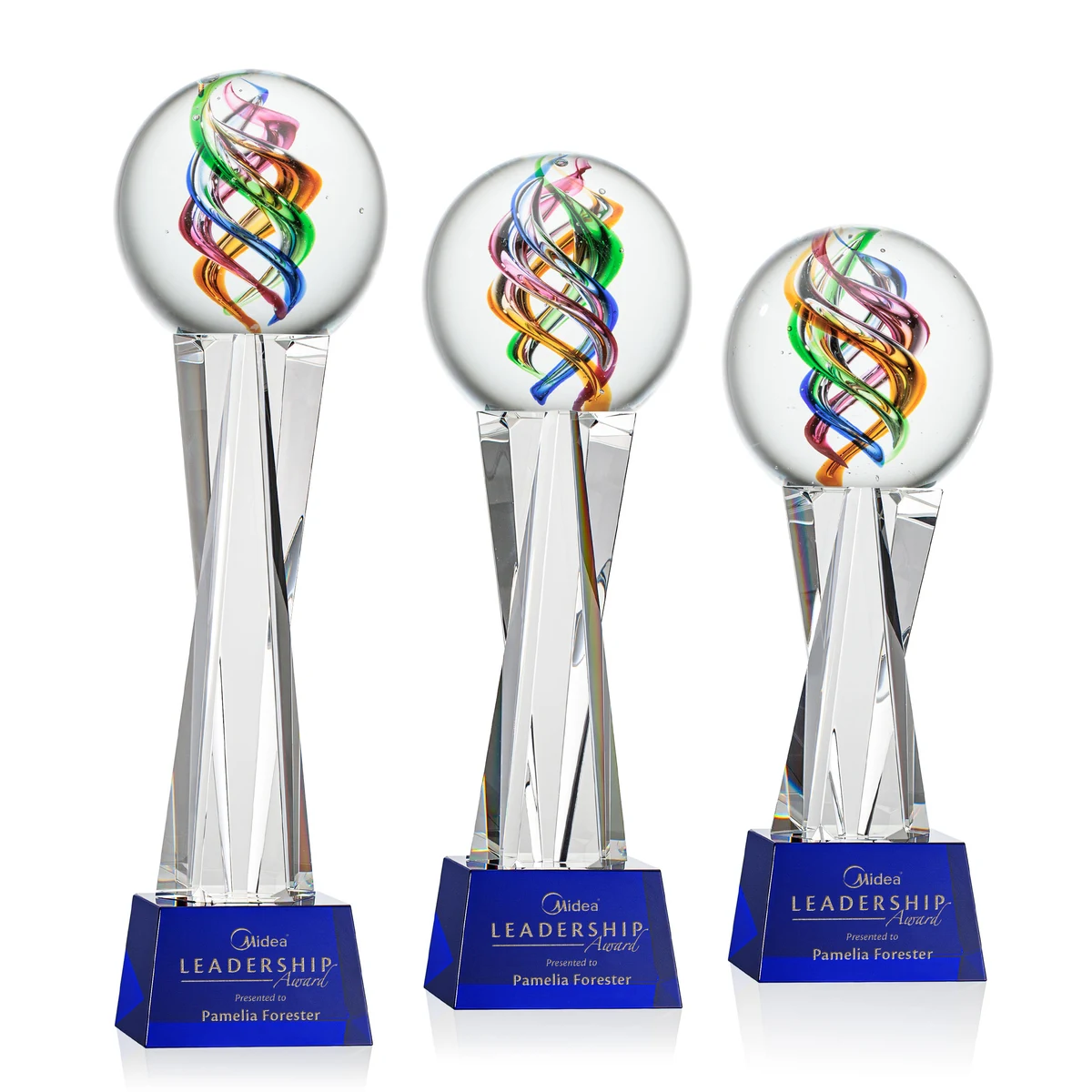 Galileo Award on Grafton Base - Blue 1