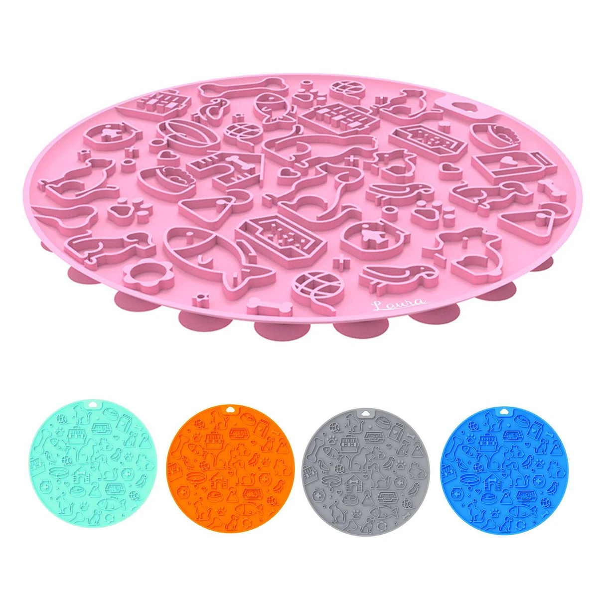 Food-Grade Slow Feeder Silicone Pet Licking Mat 1