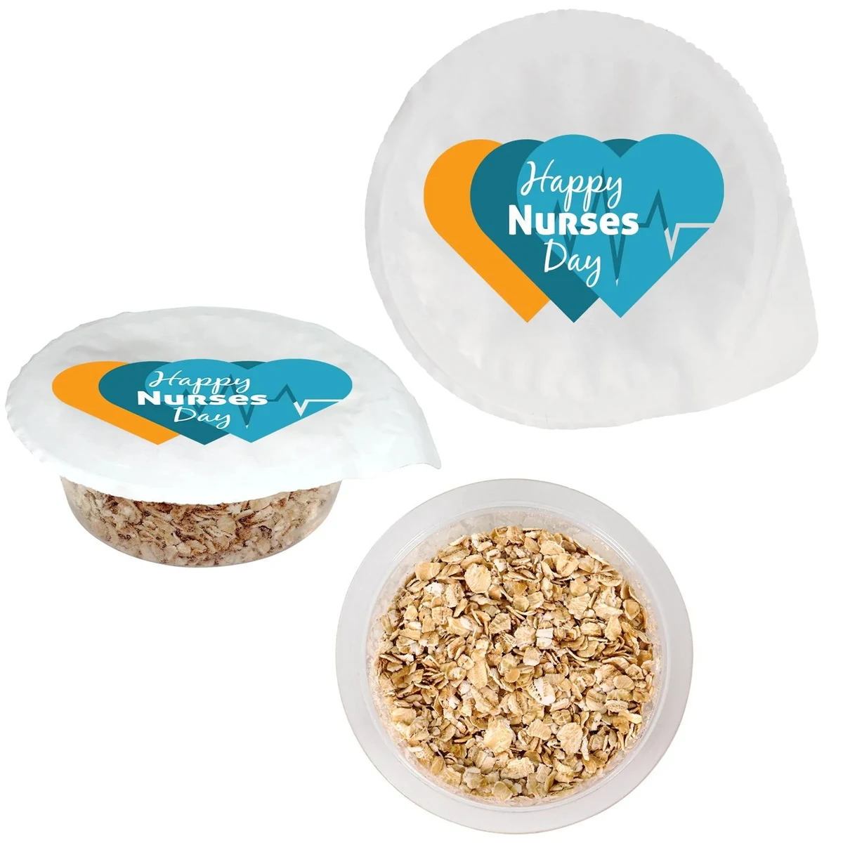 Full Color Cup of Oatmeal 1