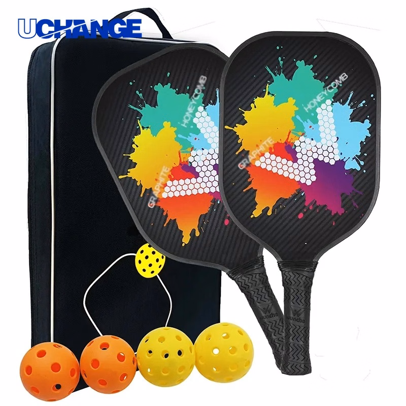 Carbon Fiber Pickleball Paddle Set Lightweight Performance Rackets