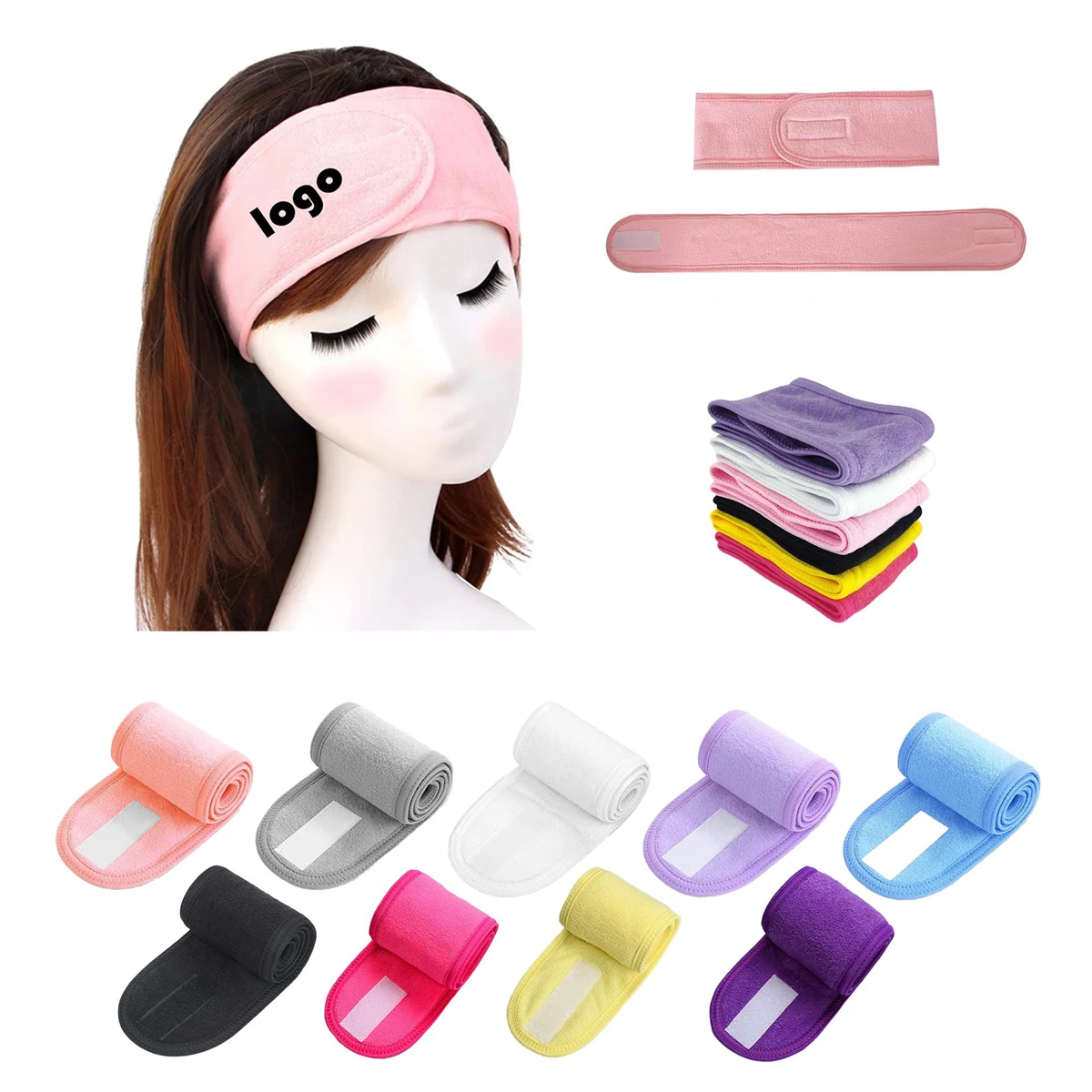 Makeup Yoga Hair Tie Face Wash Adjustable Headband 1