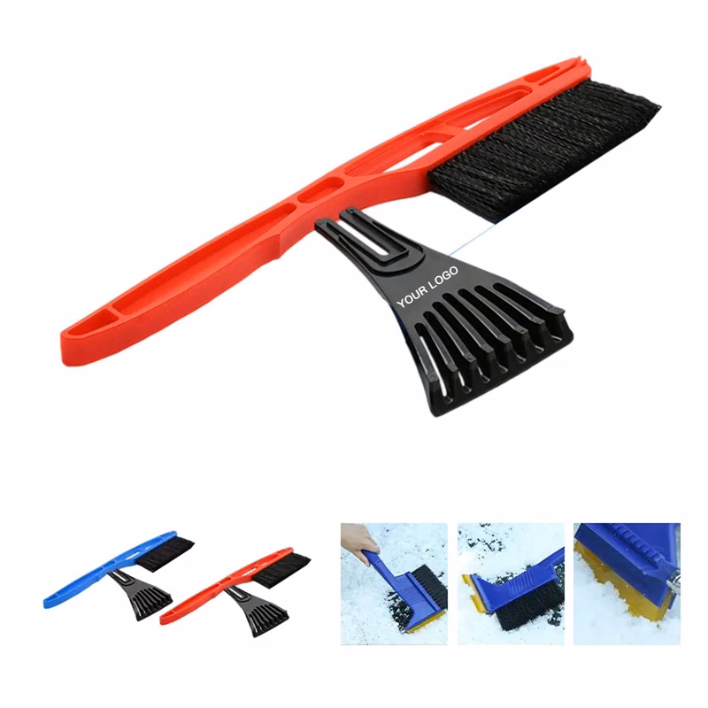 Dual Function Brush and Scraper for Ice Removal