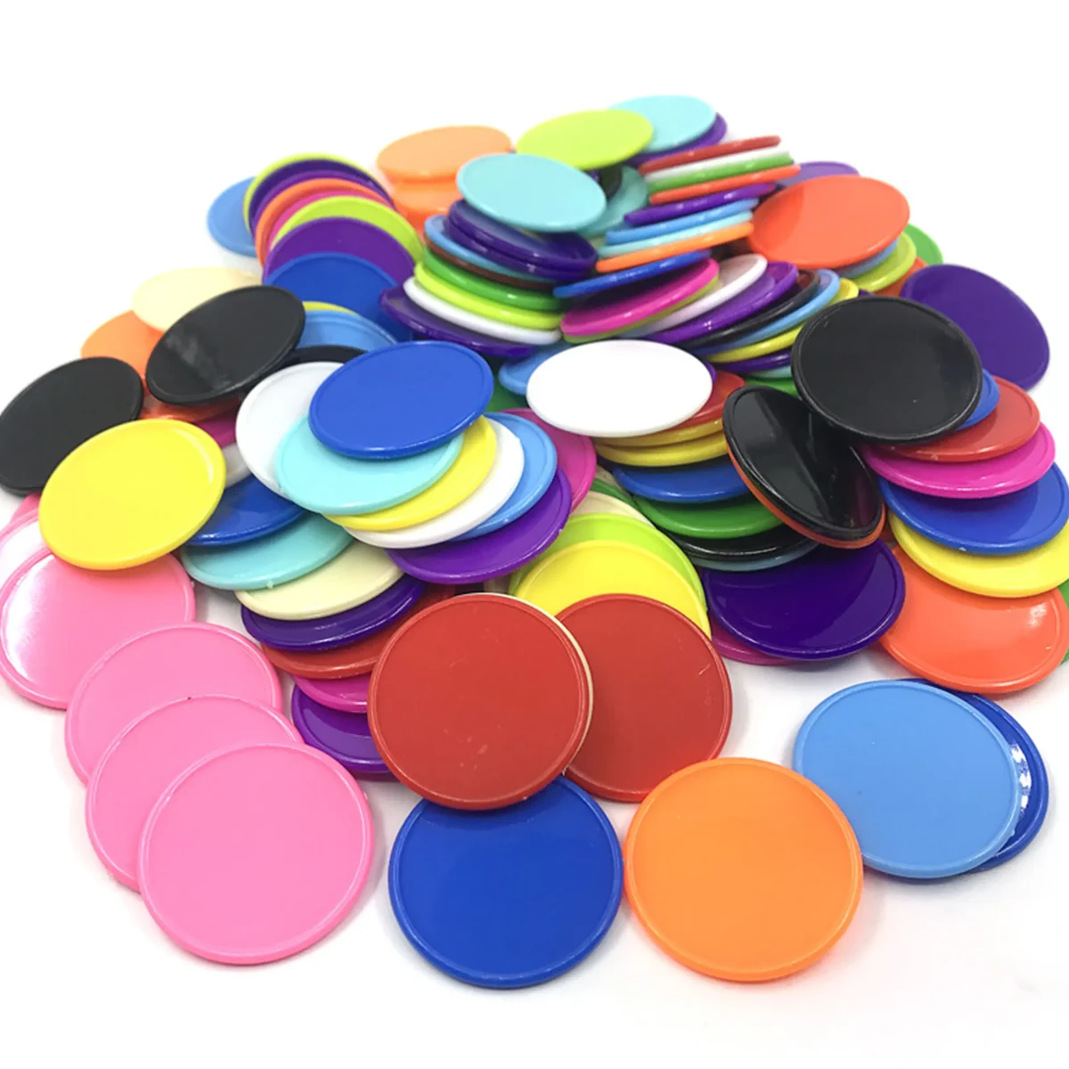 Full Color Round Solid Plastic Token 1